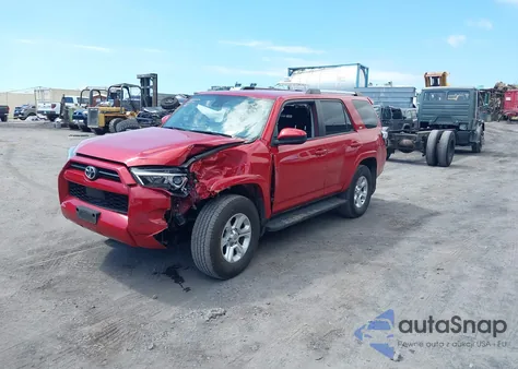 2022 Toyota 4Runner Sr5 из США, поврежденный, VIN JTEMU5JR1N6071756